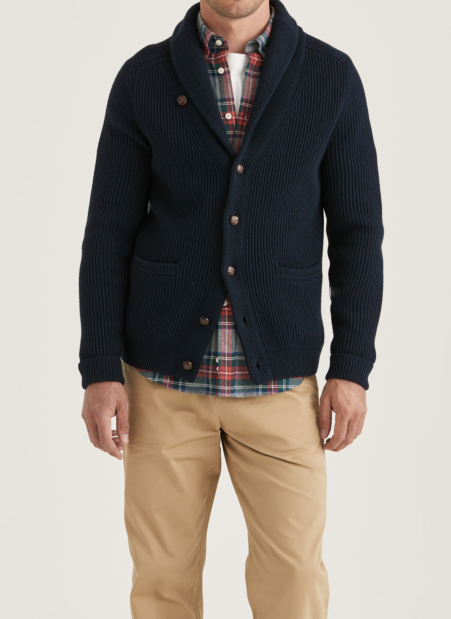 Cardigan Brayden Shawl Navy