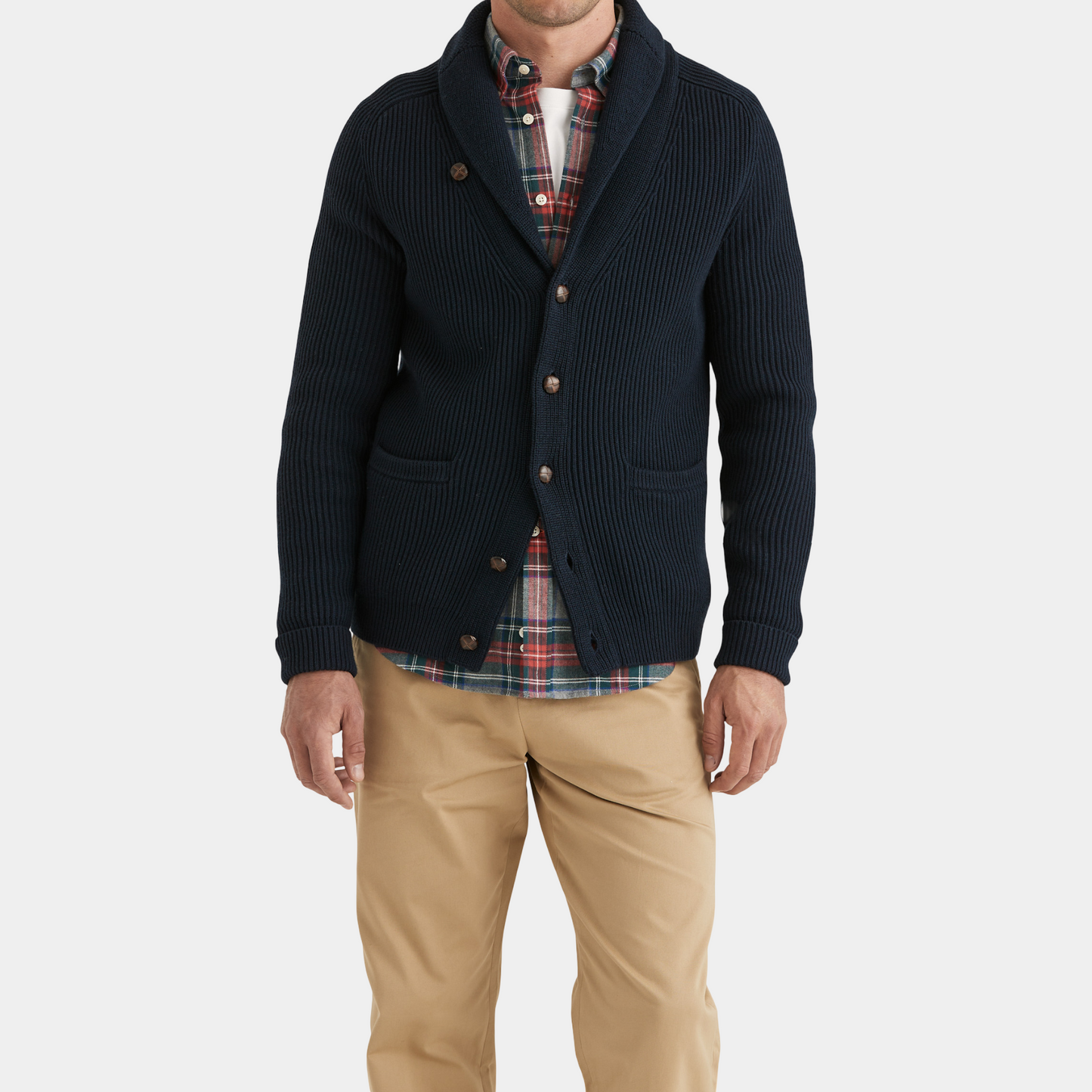 Cardigan Brayden Shawl Navy