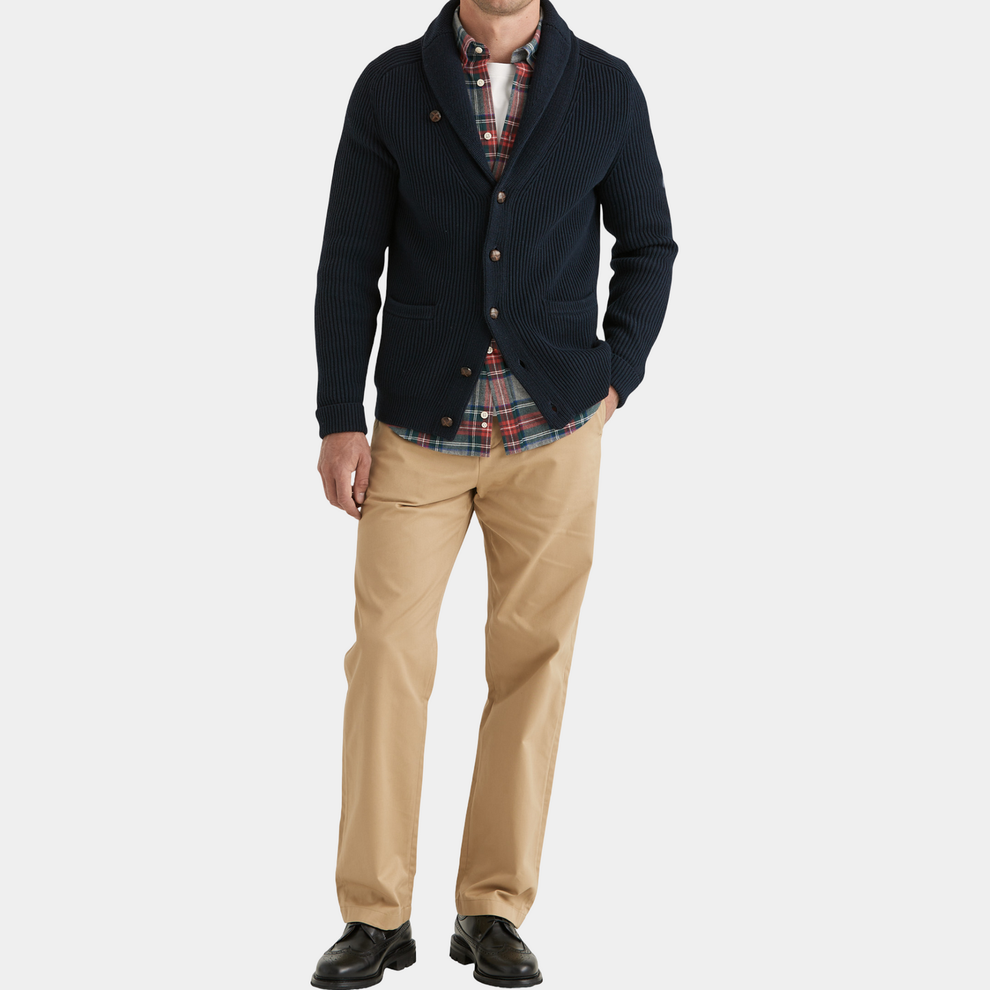 Cardigan Brayden Shawl Navy