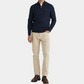 Morris Stockholm Half Zip einfaches Garn Navy