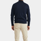 Morris Stockholm Half Zip einfaches Garn Navy