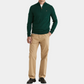 Morris Stockholm Half Zip einfaches Garn Green
