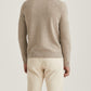 Half Zip doppeltes Garn Hertford Sand