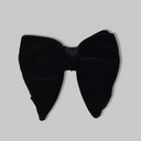 Suitery Fliege gebunden Samt Black