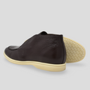 Yanko Hightop Loafer genarbtes Leder Dark Brown