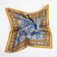 Einstecktuch Seide Paisley Orange Made in England