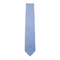 Krawatte Seide Print Floral Made in Italy Light Blue