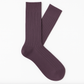 Anzugssocken Rib Lila Suitery Made in Italy