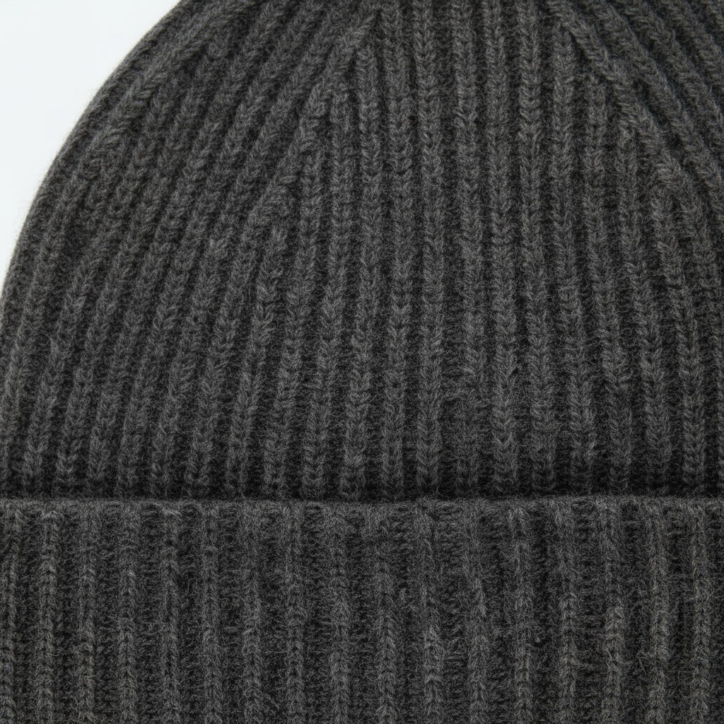 Kaschmir Beanie Anthrazit