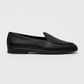 Yanko Belgian Loafer Schwarz genarbtes Leder