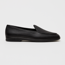 Yanko Belgian Loafer Schwarz genarbtes Leder