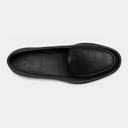 Yanko Belgian Loafer Schwarz genarbtes Leder