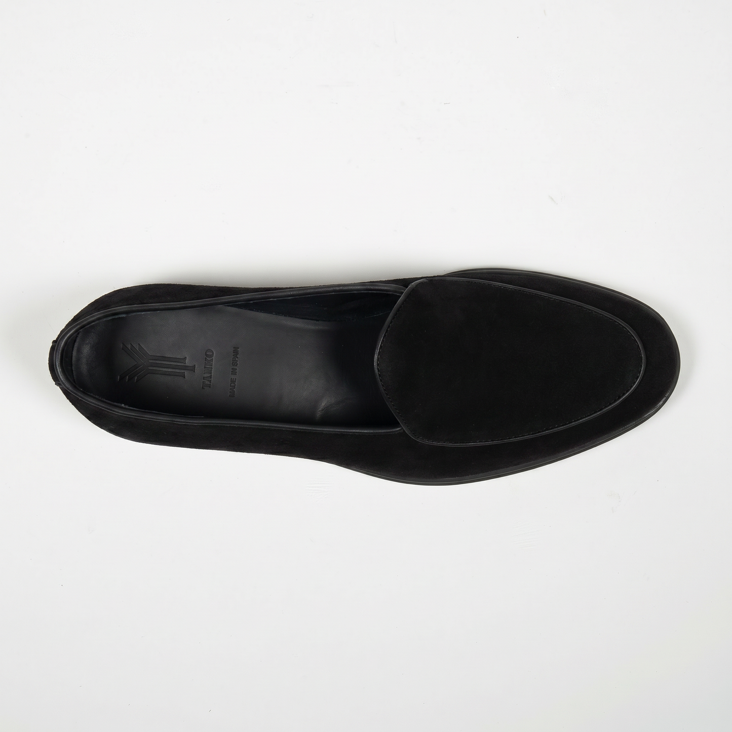 Belgian Loafer Schwarz Velours Leder Sommelier