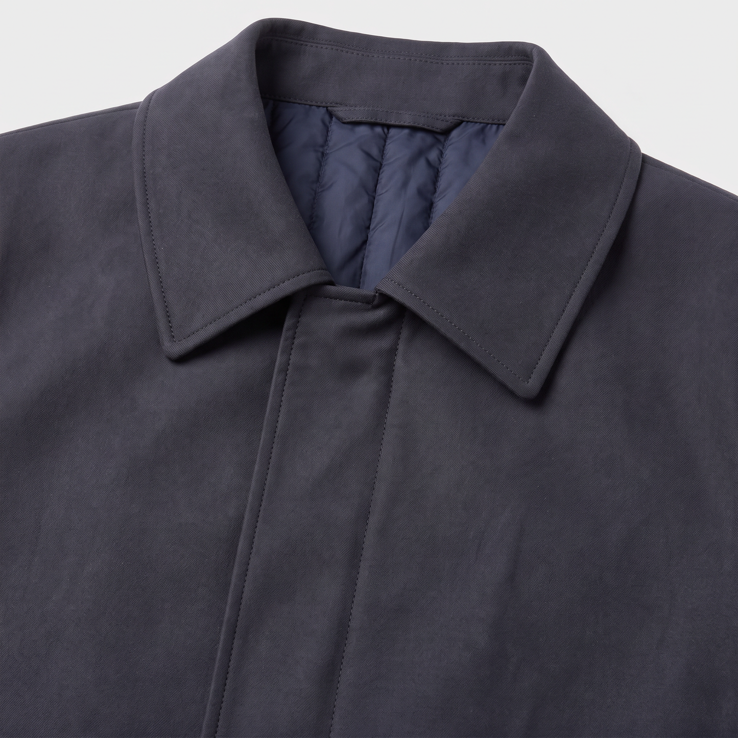 Car Coat Navy Technical Made in Italy