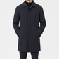 Car Coat Navy Technical Made in Italy