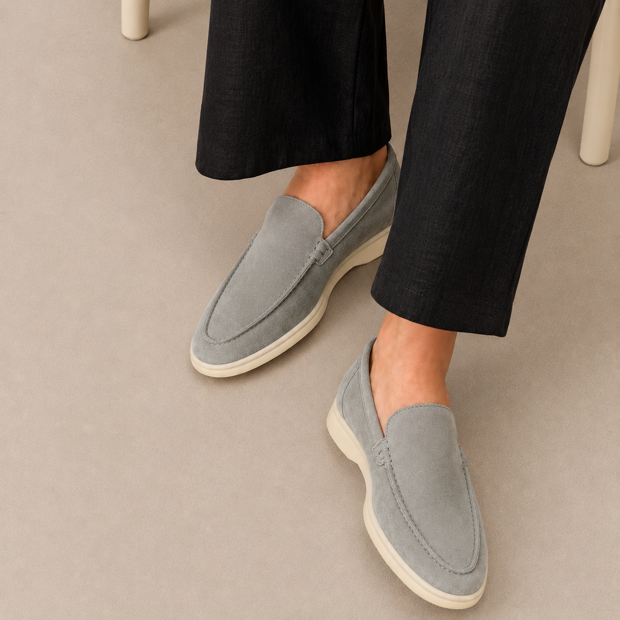 City Loafer Hellgrau
