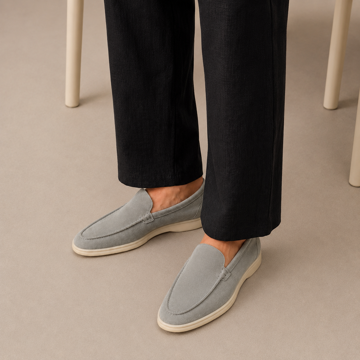 City Loafer Hellgrau