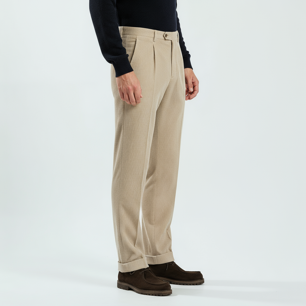 Cordhose Classic Beige