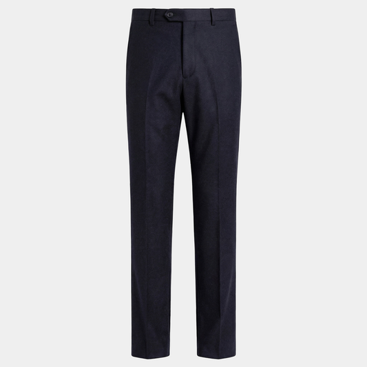 Wollhose Flanell Navy Signature