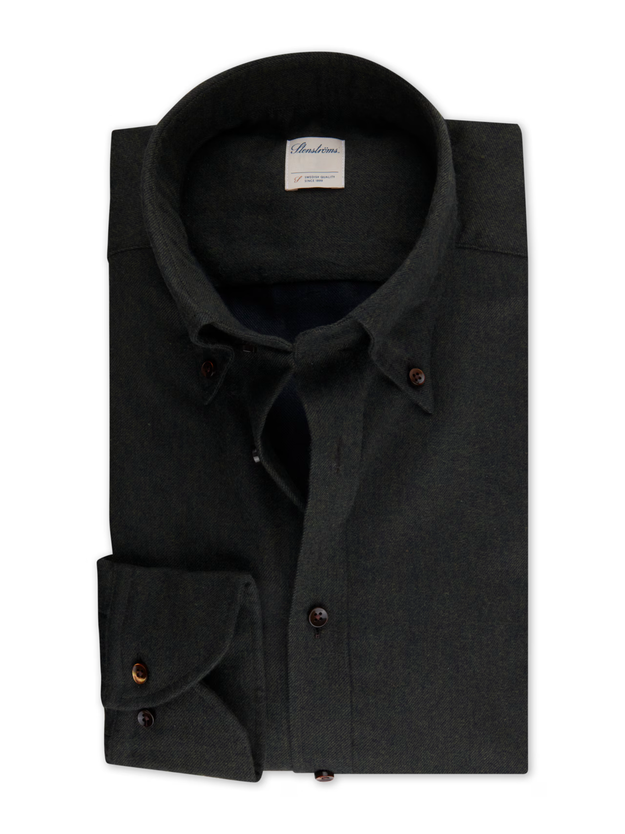 Hemd Stenström Flannel Green