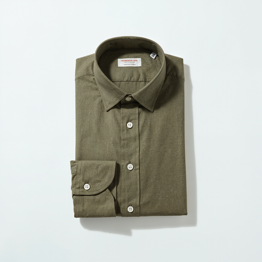 Flanellhemd Cordone 1956 Khaki