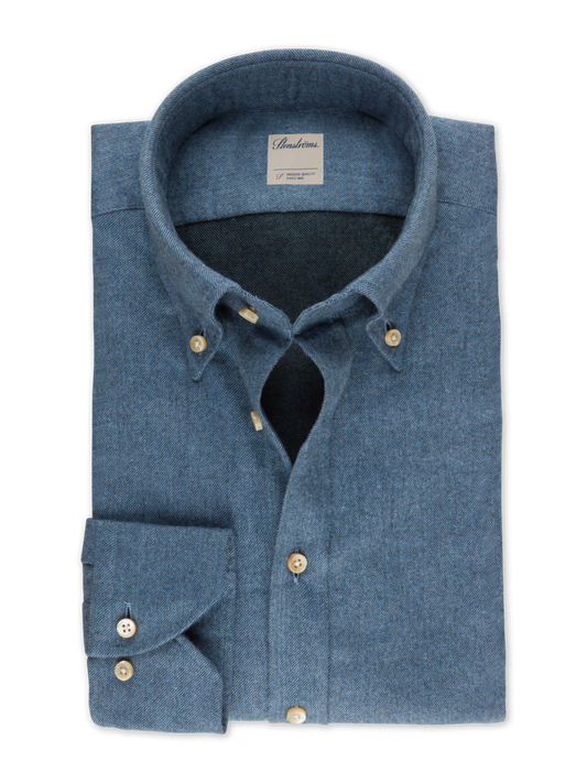 Hemd Stenström Flannel Light Blue