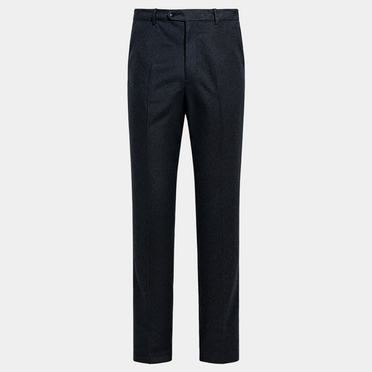 Wollhose Flanell Navy Signature