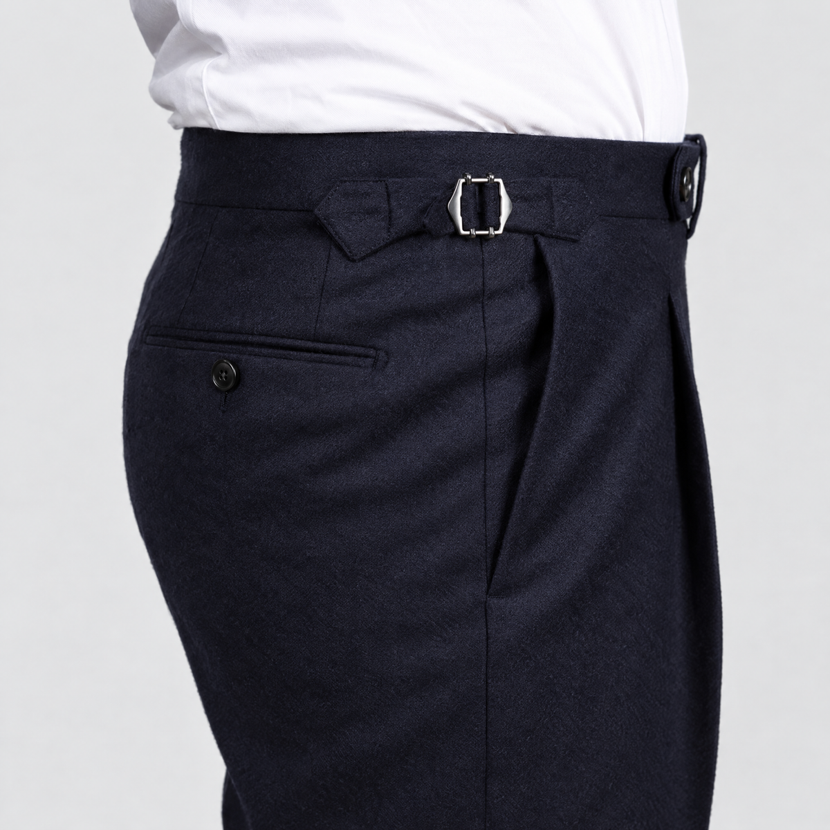 Flanellhose Navy Sartorial