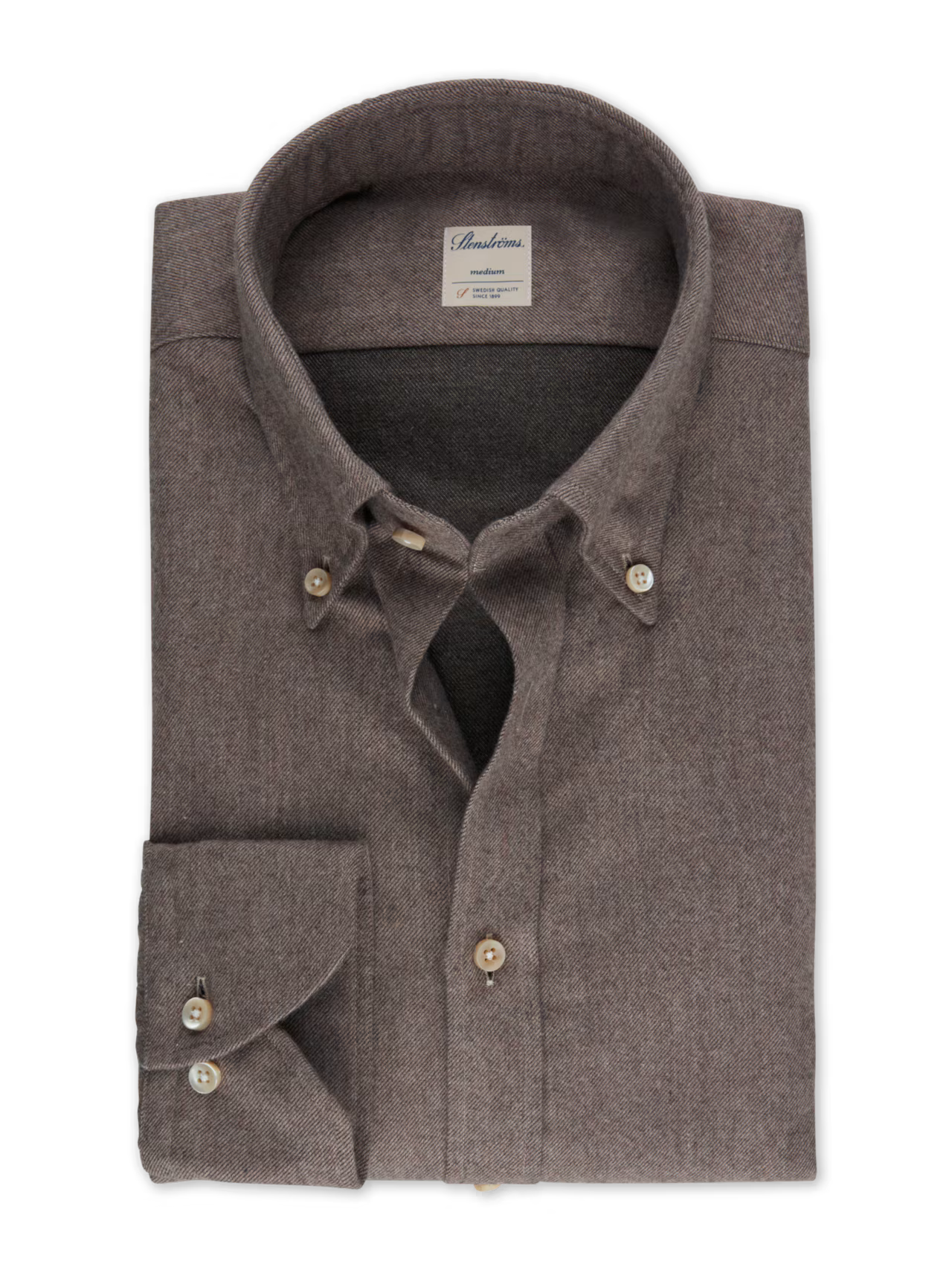 Hemd Stenström Flannel Brown