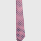 Krawatte Pink Medallion reine Seide - Made in Italy