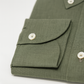 Leinenhemd Grün Cordone Button Down