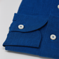 Leinenhemd Royal Blau Cordone Button Down