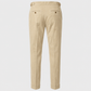 Bundfaltenhose Satorial Baumwolle Beige