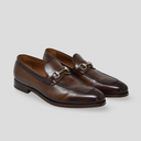 Horsebit Loafer Leder Braun