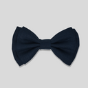Fliege Navy aus Leinen – Made in Italy