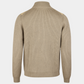 Jacket Beige Knitted Hybrid Buttoned Alcantara