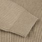 Jacket Beige Knitted Hybrid Buttoned Alcantara