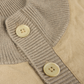Jacket Beige Knitted Hybrid Buttoned Alcantara