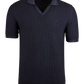 Stenströms Polo Shirt Dyed Merino Navy