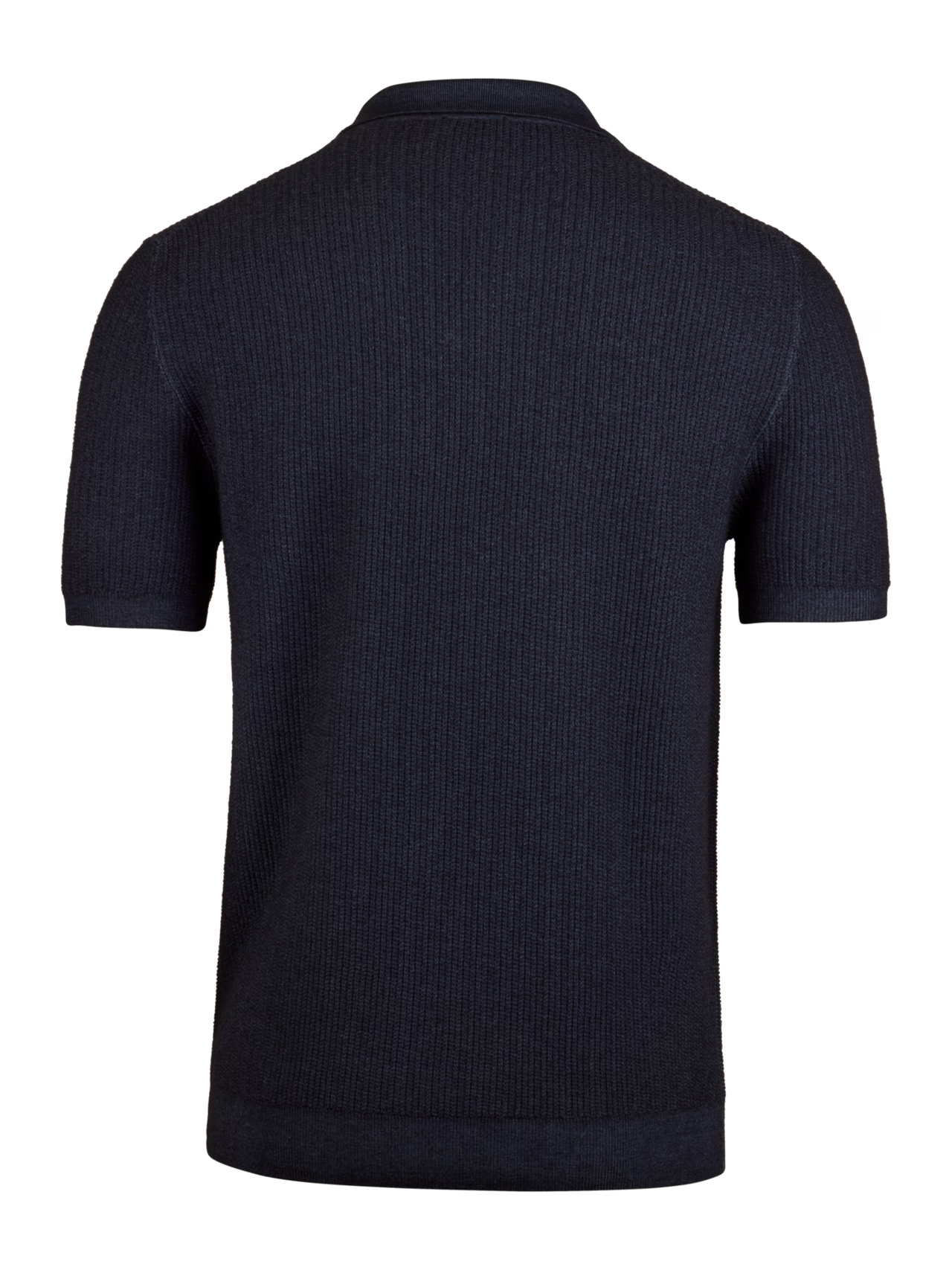 Stenströms Polo Shirt Dyed Merino Navy