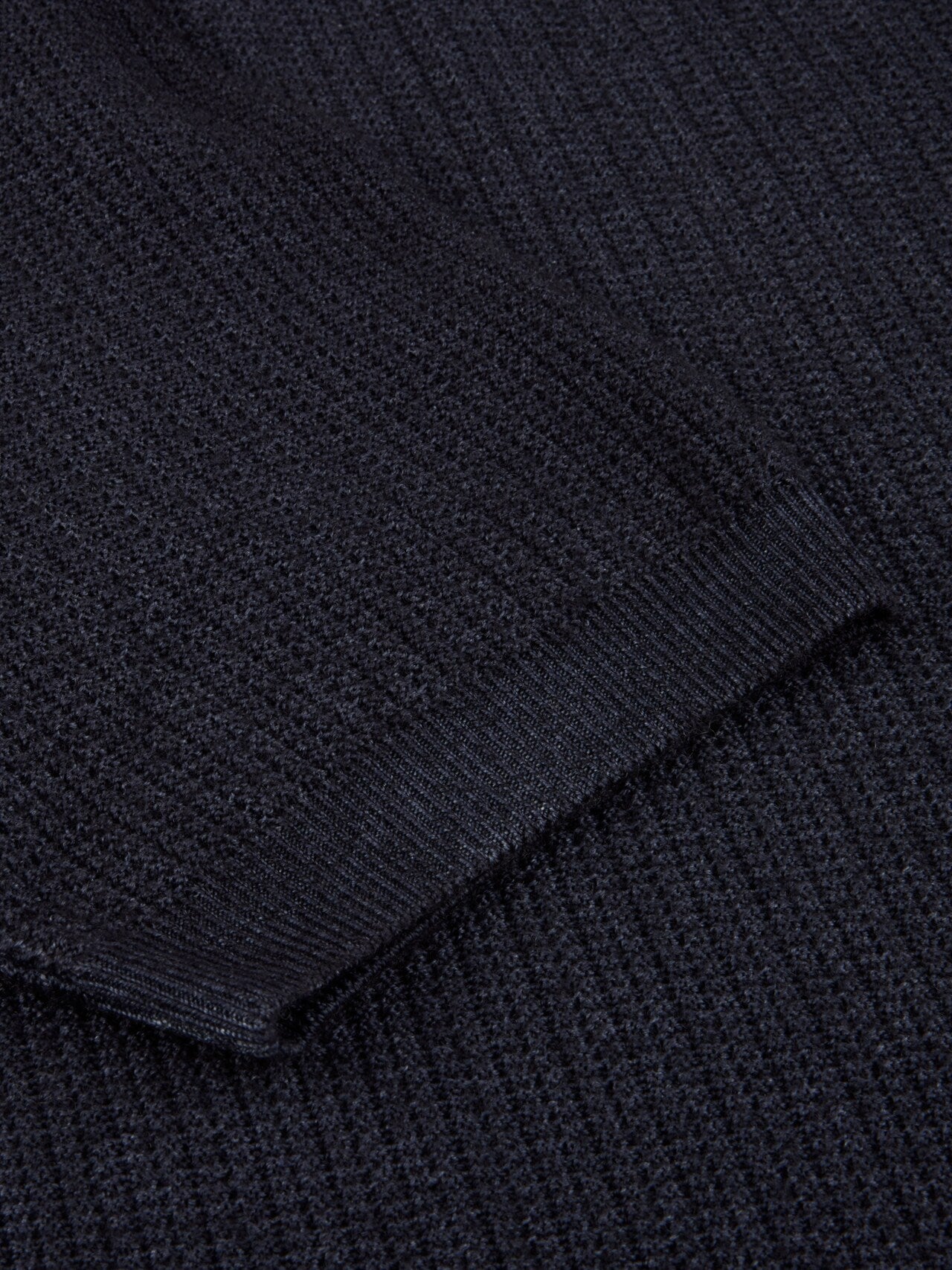 Stenströms Polo Shirt Dyed Merino Navy
