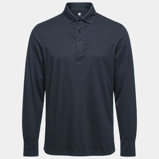 Signature Polo Longsleeve Navy