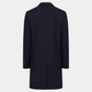 Wollmantel Navy Einreihig Made in Italy