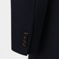 Wollmantel Navy Einreihig Made in Italy