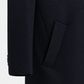 Wollmantel Navy Einreihig Made in Italy