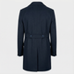 Wollmantel Navy Zweireiher