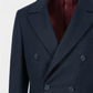 Wollmantel Navy Zweireiher