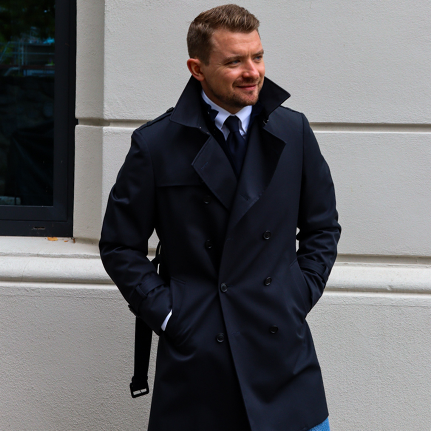 Trenchcoat Olmetex Suitery Navy