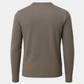 Rundhals Pullover Merinowolle Grey