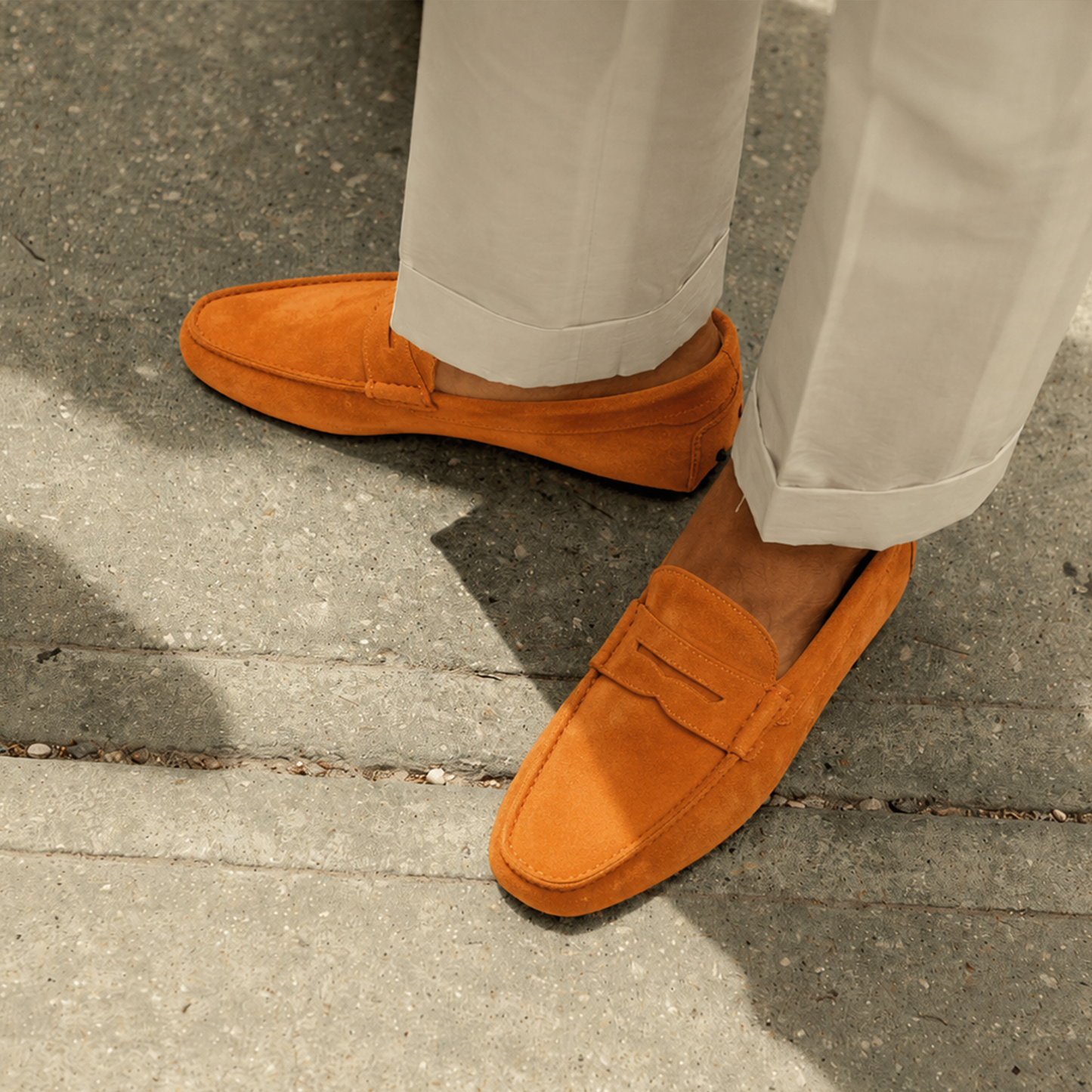 Mokassins Wildleder Valencia Dark Orange